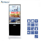 Durable 43 Inch Digital Signage Advertising Stand Alone Digital Signage 350nits