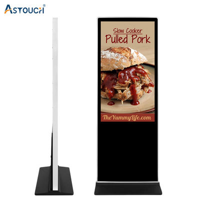 OEM / ODM Digital Smart Signage Displays Free Standing 49 Inch For University